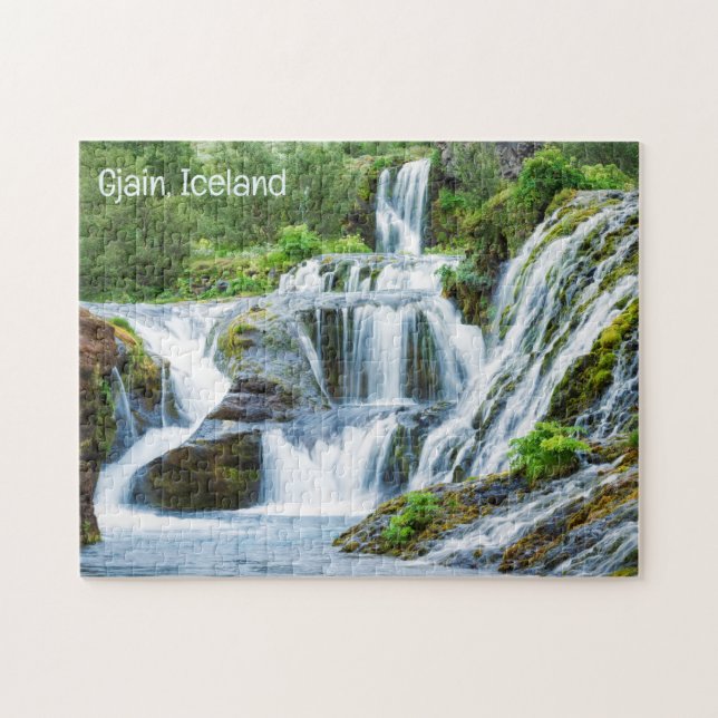 Puzzle Cascades de Gjain, Islande (Horizontal)