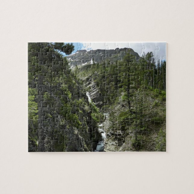 Puzzle Cascades et sommet d'Appistoki dans le parc nation (Horizontal)