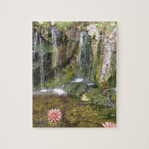 Puzzle Cascades irlandaises dans le jardin Irlande de