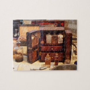 Puzzle Case With Medicine Bottles
