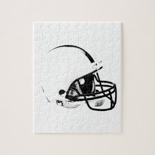 Puzzle Casque de football Pop Art