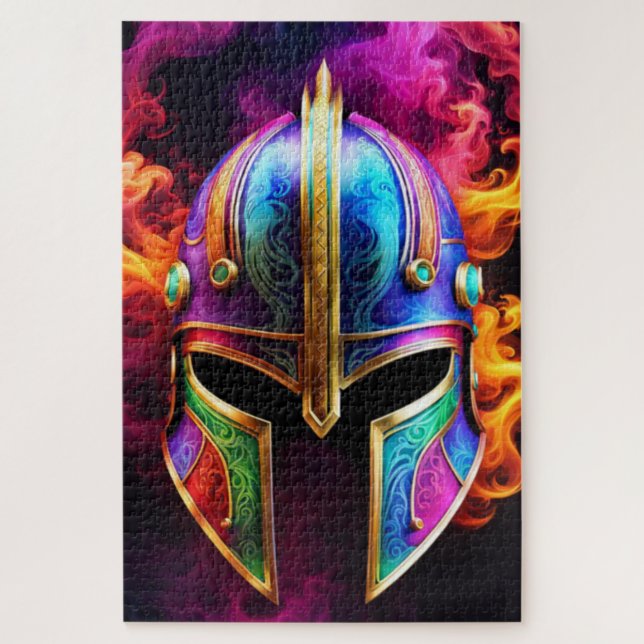 Puzzle Casque Spartiate (Vertical)