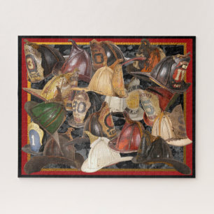 Puzzle Casques de pompiers d'anciens
