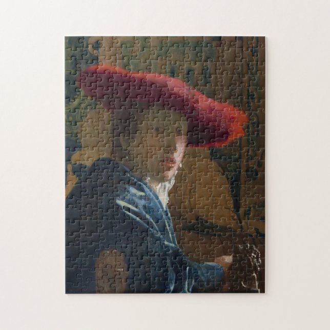 Puzzle Casquette rouge Vermeer (Vertical)