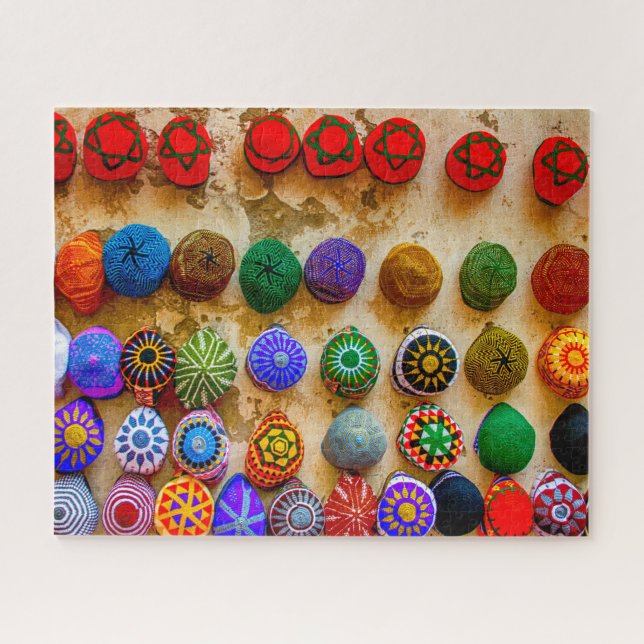 Puzzle Casquettes marocains de Taqiyah (Horizontal)