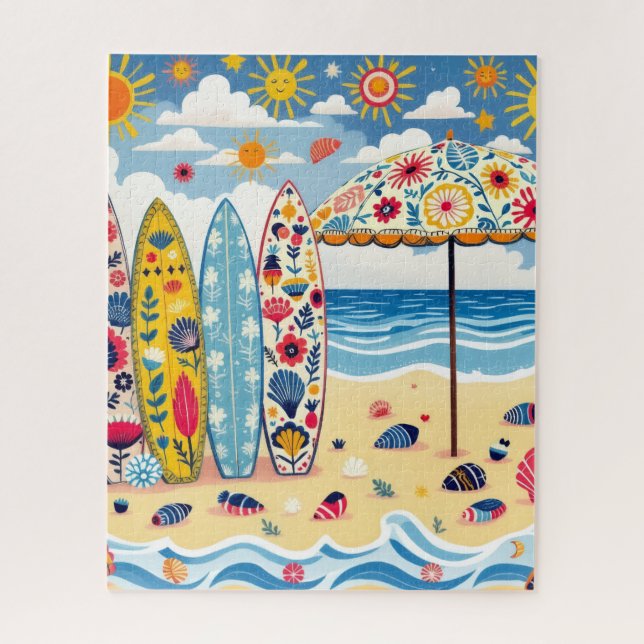 Puzzle Casse-tête ambiance plage (Vertical)