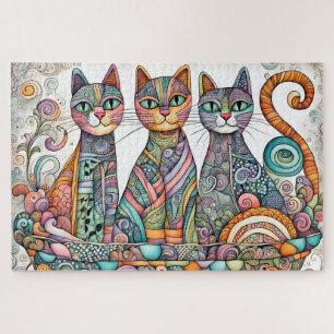 Puzzle casse-tête apaisant pour chats