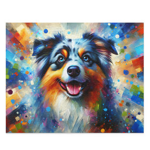 Puzzle Casse-tête Berger Australien : Chien Australien Me