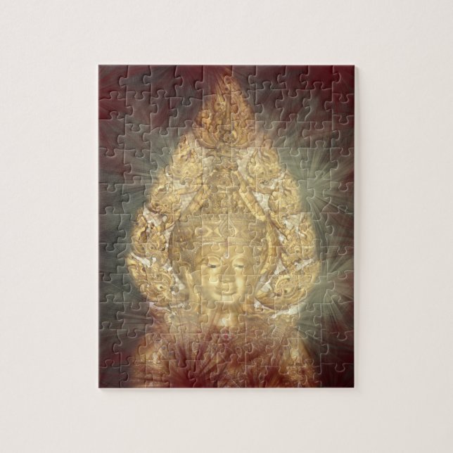 Puzzle casse-tête bouddha doré (Vertical)