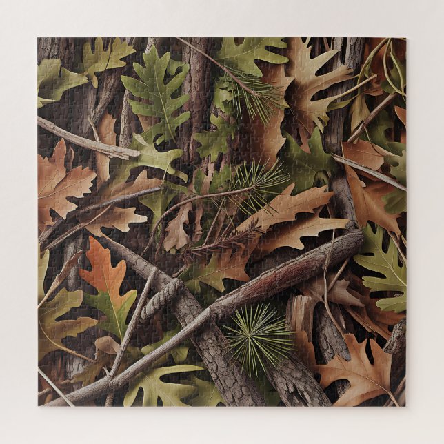 Puzzle casse-tête camouflage chasse (Vertical)