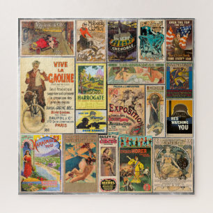 PUZZLE CASSE-TÊTE D'AFFICHE VINTAGE