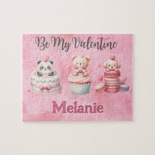 Puzzle Casse-tête d'animal pour la Saint-Valentin pour en