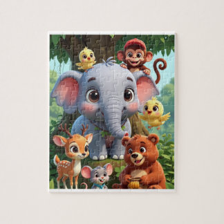 Puzzle Casse-tête d'animaux mignons, cadeau de jeu de puz