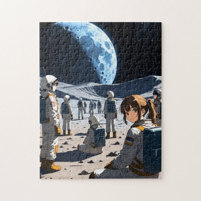Puzzle Casse-tête d'anime dans l'espace (Vertical)