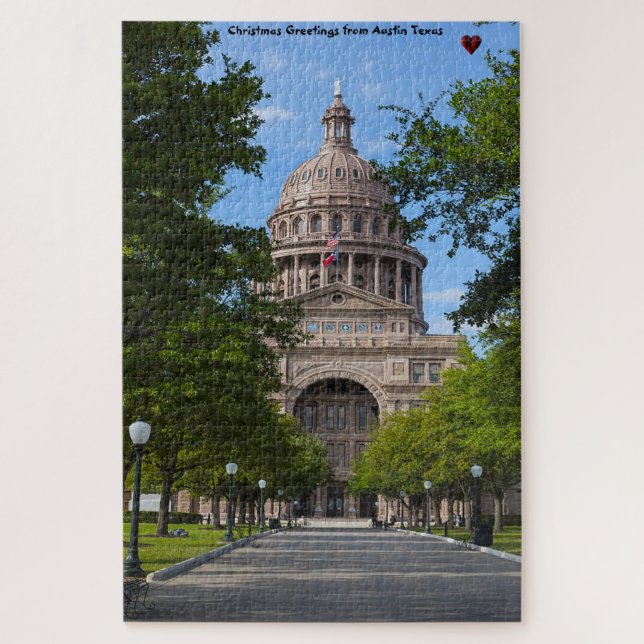 Puzzle Casse-tête d'Austin Texas (Vertical)