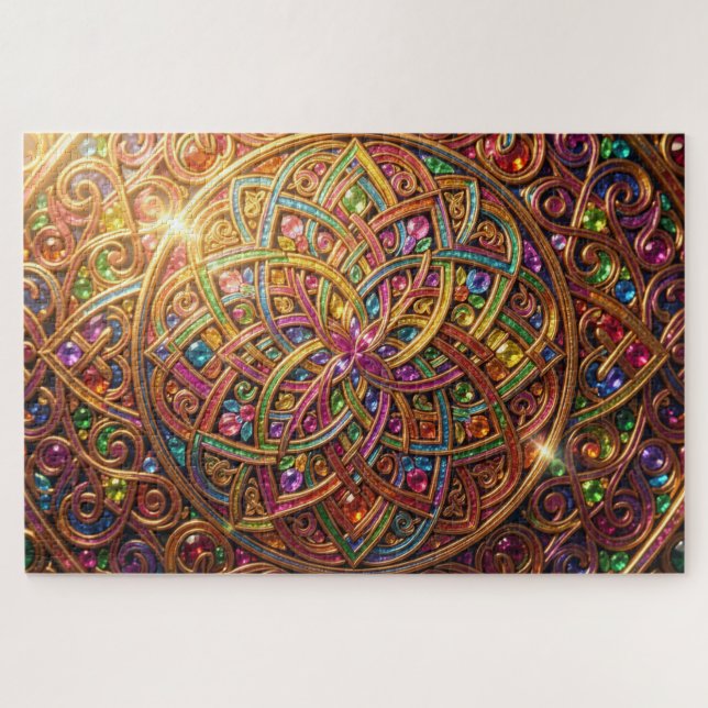 Puzzle Casse-tête de bijoux en nœud celtique (Horizontal)