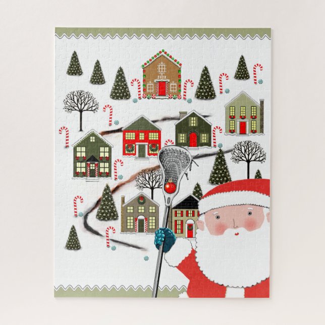 Puzzle Casse-tête de cadeaux de vacances de crosse (Vertical)