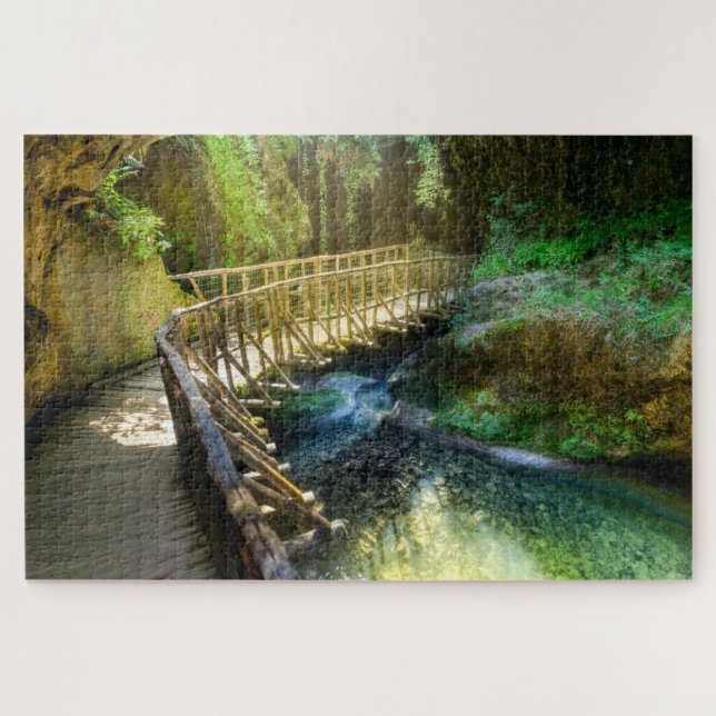 Puzzle casse-tête de chemin forestier (Horizontal)