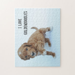 Puzzle Casse-tête de chiot de Goldendoodle