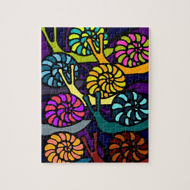 Puzzle Casse-tête de course d'escargot (Vertical)