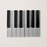 Puzzle Casse-tête de coutume de clavier de piano<br><div class="desc">Si vous êtes un virtuose ou quelqu'un de piano qui peuvent à peine jouer des baguettes,  vous êtes sûrs d'aimer cette casse-tête noire et blanche de coutume de clavier de piano.</div>