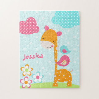 Puzzle Casse-tête de girafe de Cuties de safari