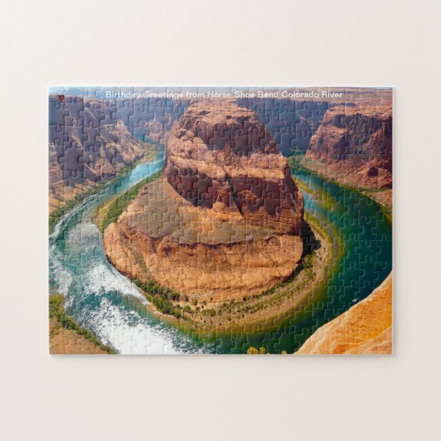 Puzzle Casse-tête de Horse Shoe Bend Colorado River (Horizontal)