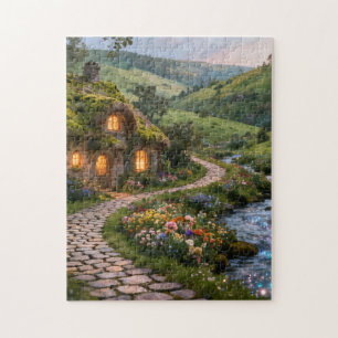 Puzzle Casse-tête de jardin de cottage de conte de fées