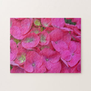 Puzzle Casse-tête de jardin de pétale de fleur d'hortensi