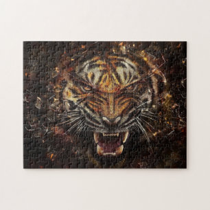 Puzzle Casse-tête de jeu de tigre