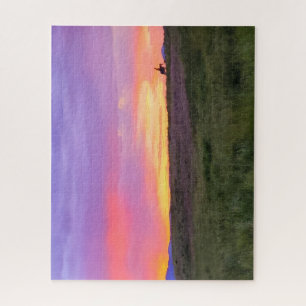 Puzzle Casse-tête de la balade au coucher du soleil