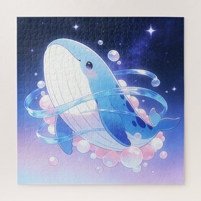 Puzzle Casse-tête de la baleine rêveuse (Vertical)