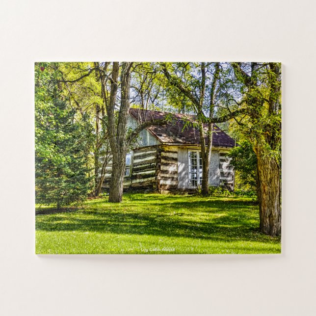 Puzzle Casse-tête de la Cabane en Bois d'Alaska (Horizontal)