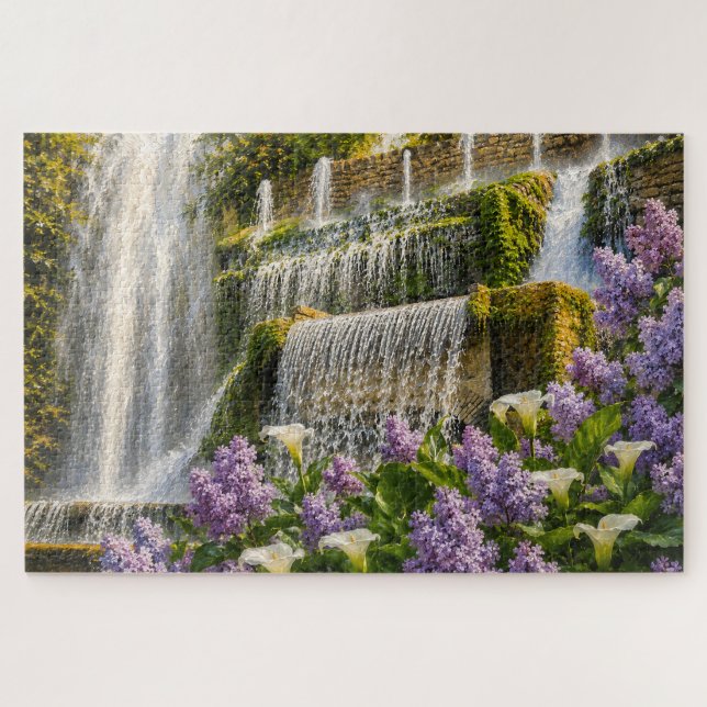 Puzzle Casse-tête de la Cascade de Lilas (Horizontal)