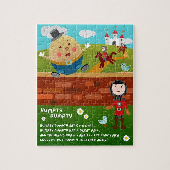 Puzzle Casse-tête de la comptine Humpty Dumpty (Vertical)