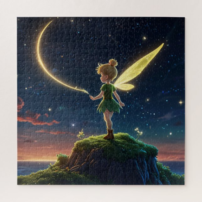 Puzzle Casse-tête de la fée au clair de lune (Vertical)