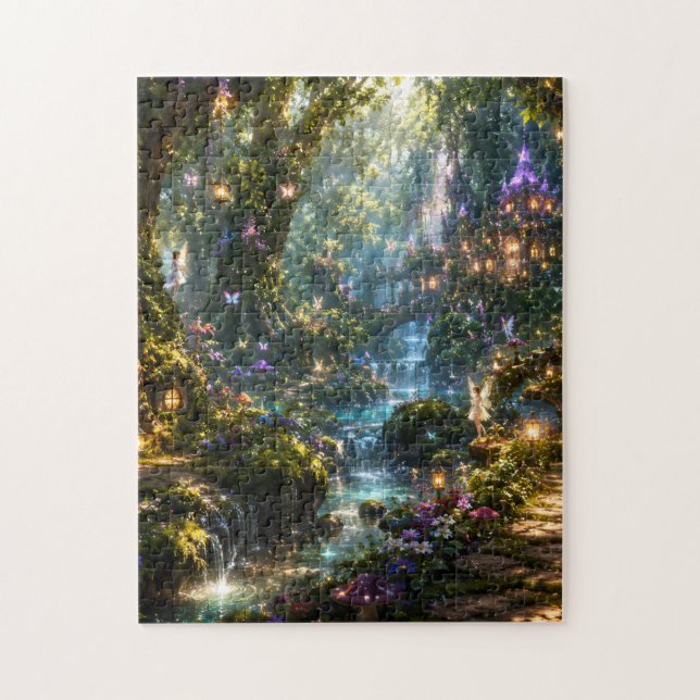Puzzle Casse-tête de la Forêt Fée (Vertical)