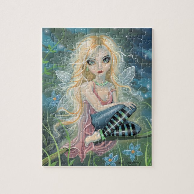 Puzzle Casse-tête de la jolie petite fée blonde (Vertical)