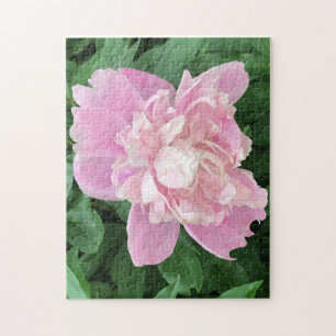 Puzzle Casse-tête de la pivoine rose clair
