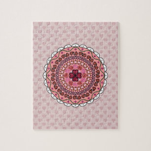 Puzzle Casse-tête de la Saint-Valentin en dentelle