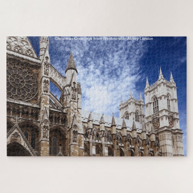 Puzzle Casse-tête de l'abbaye de Westminster à Londres (Horizontal)