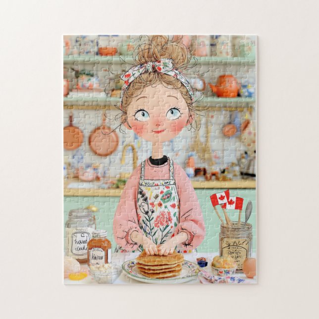 Puzzle Casse-tête de l'Action de grâce Canada | Crêpe de  (Vertical)
