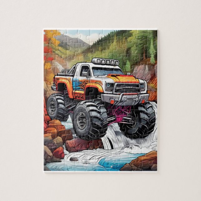 Puzzle Casse-tête de Monster Truck (Vertical)