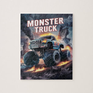 Puzzle Casse-tête de Monster Truck pour Enfants