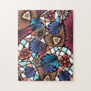 Puzzle Casse-tête de mosaïque colorée abstraite