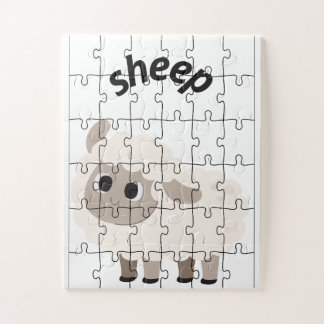 Puzzle casse-tête de mouton