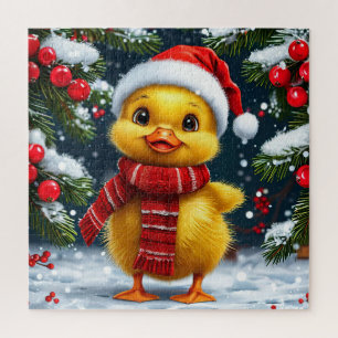 Puzzle Casse-tête de Noël Canard pour enfants et plaisir 
