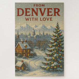 Puzzle Casse-tête de Noël From Denver With Love