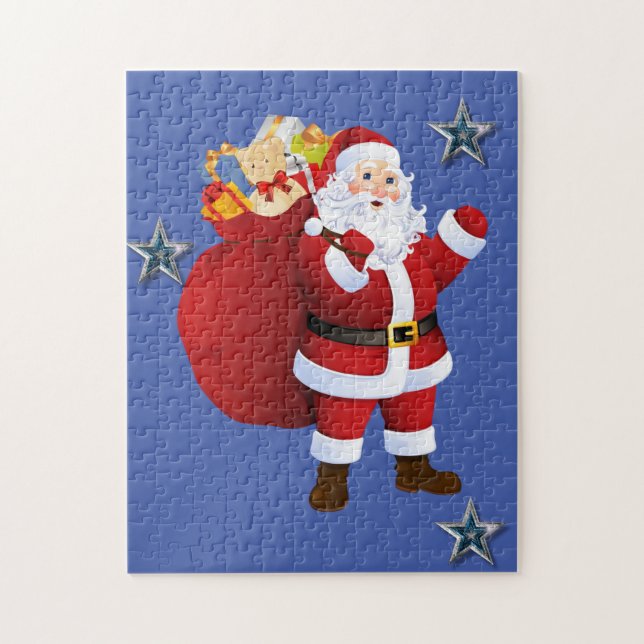 Puzzle Casse-tête de Noël Père Noël (Vertical)