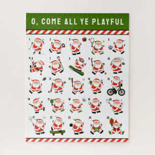 Puzzle Casse-tête de Noël pour les amateurs de sport